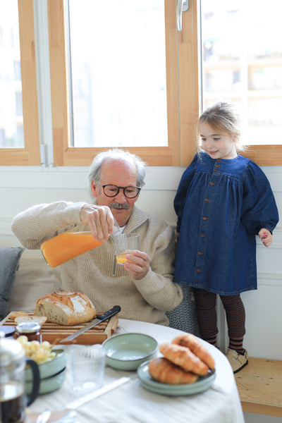 【1＋in the family】ADDAIA dress denim ワンピース 12m,18m,24m,36m（Sub Image-6） | Coucoubebe/ククベベ