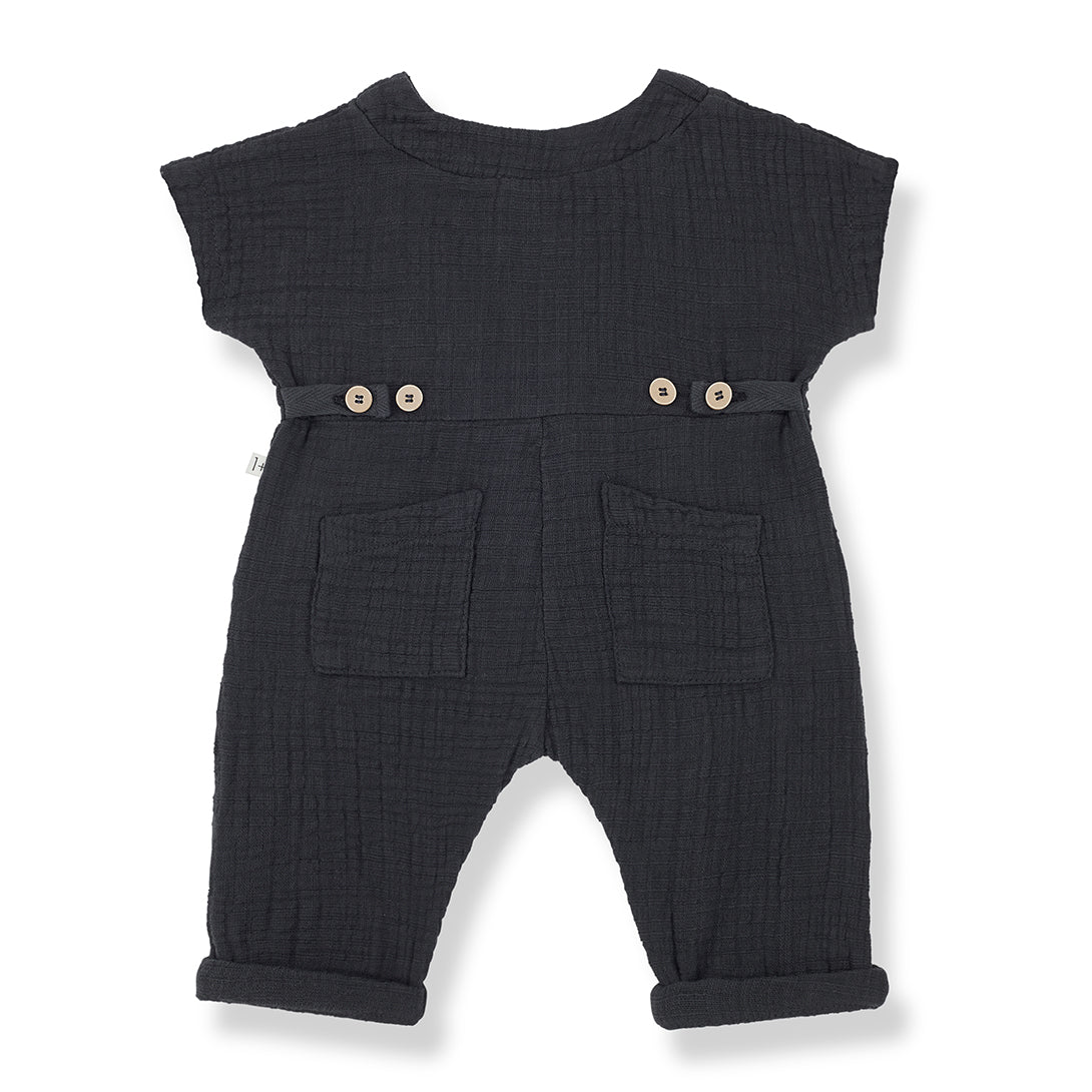 【1＋in the family】ADRIANO anthracite オールインワン 9m,12m,18m,24m,36m  | Coucoubebe/ククベベ