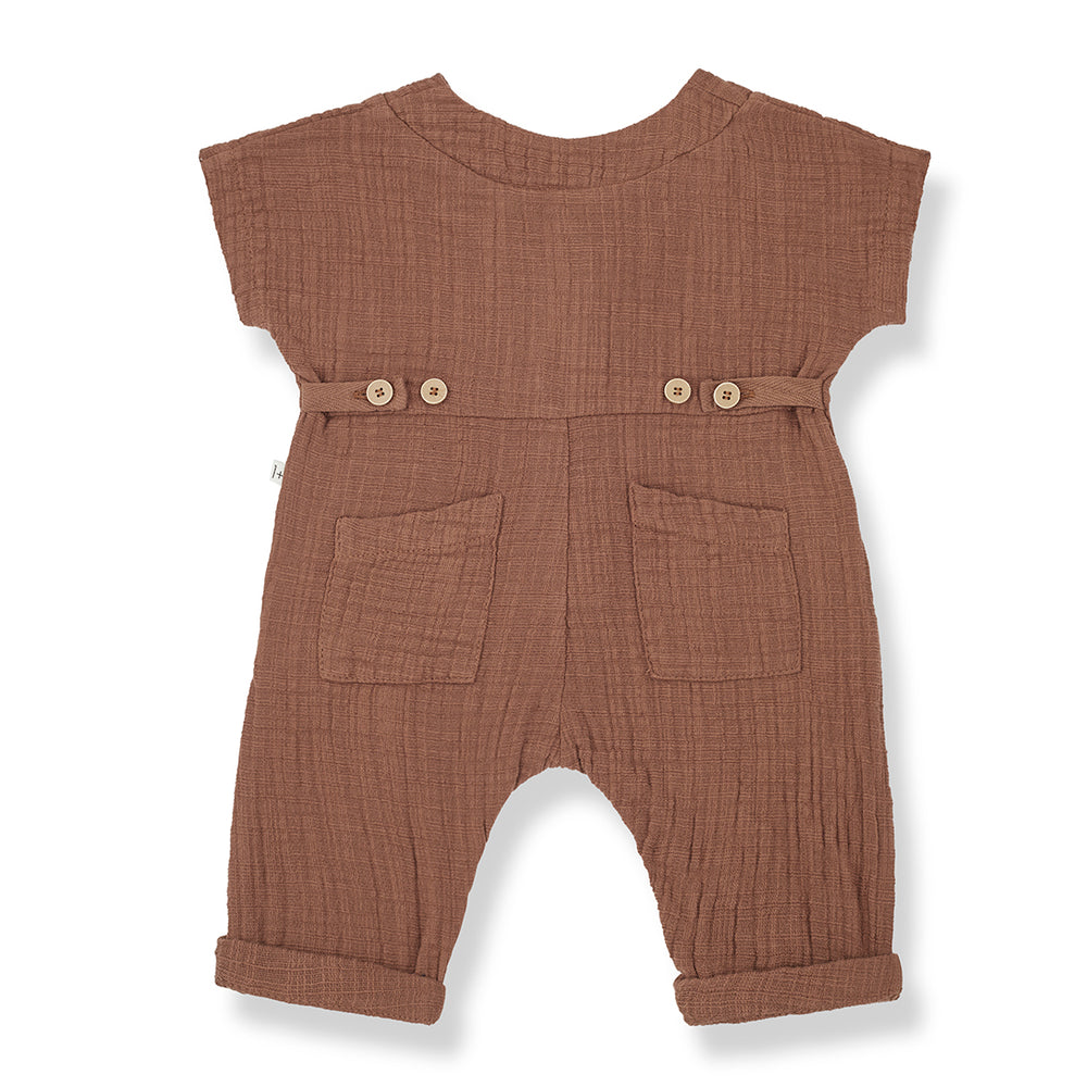 1+in the family デニムロンパース　24m 1+in the family]【LAST1！！】UMBERTO Baby Romper |