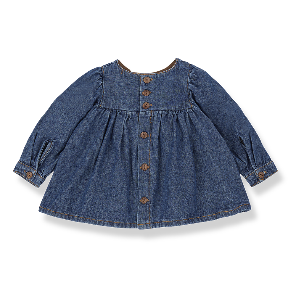 【1＋in the family】ALAIOR blouse denim ブラウス 12m,18m,24m,36m  | Coucoubebe/ククベベ