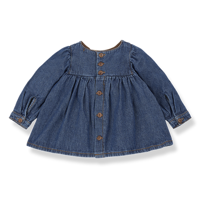 【1＋in the family】ALAIOR blouse denim ブラウス 12m,18m,24m,36m（Sub Image-2） | Coucoubebe/ククベベ