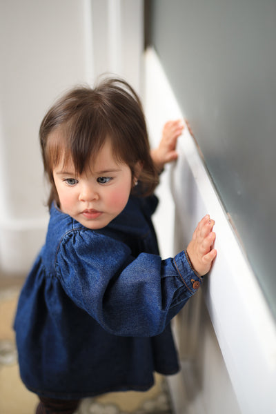 【1＋in the family】ALAIOR blouse denim ブラウス 12m,18m,24m,36m（Sub Image-3） | Coucoubebe/ククベベ