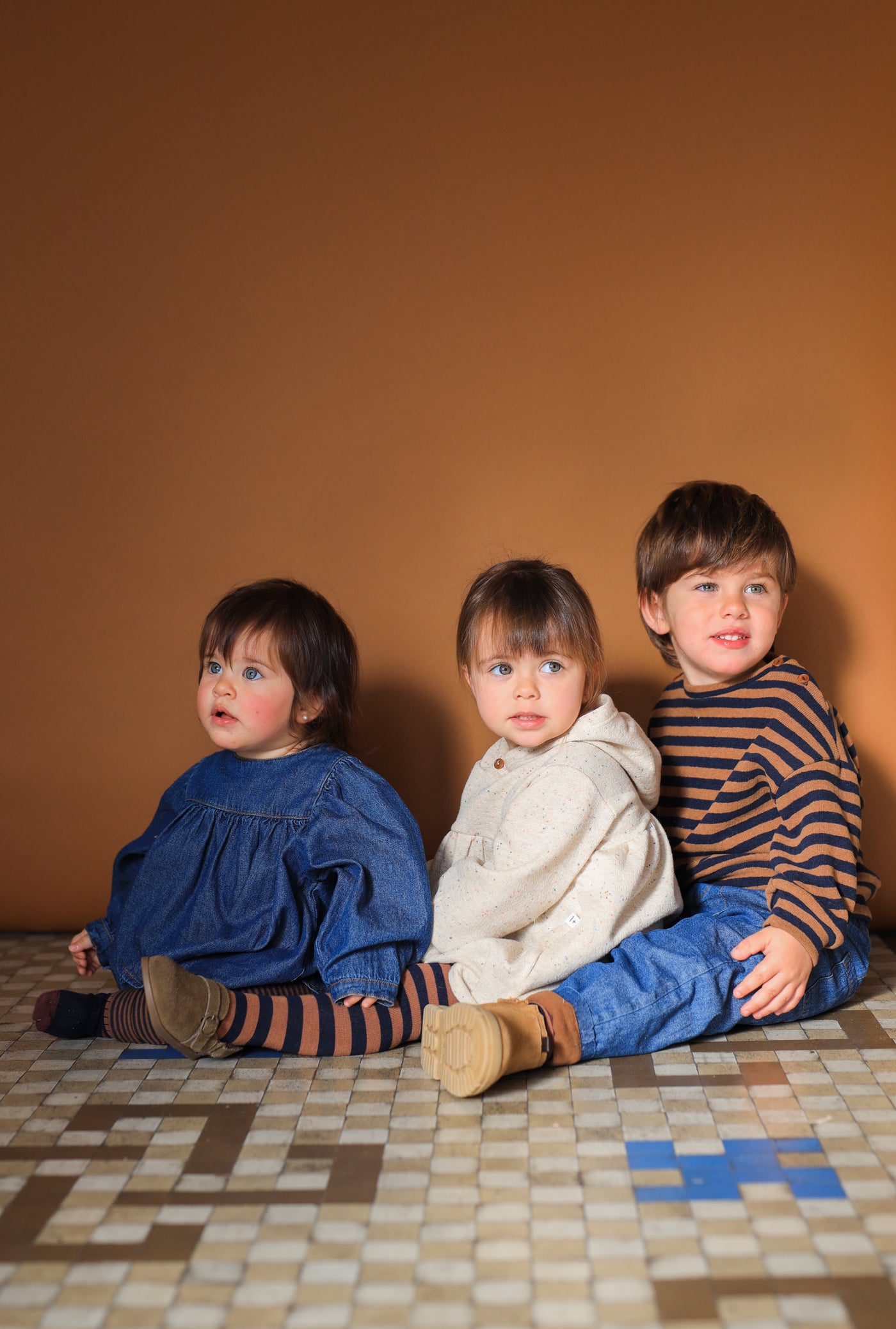 【1＋in the family】ALAIOR blouse denim ブラウス 12m,18m,24m,36m  | Coucoubebe/ククベベ