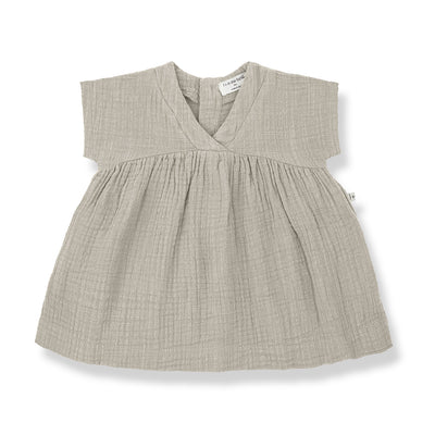 【1＋in the family】ALBERTA beige ワンピース 2m,18m,24m,36m（Sub Image-1） | Coucoubebe/ククベベ