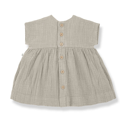 【1＋in the family】ALBERTA beige ワンピース 2m,18m,24m,36m（Sub Image-2） | Coucoubebe/ククベベ