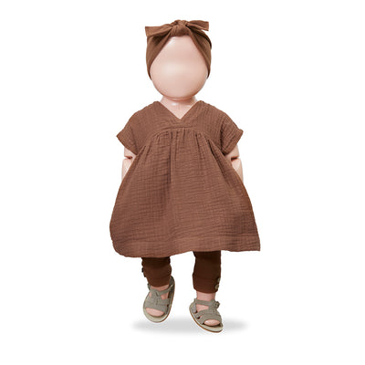 【1＋in the family】【30%OFF】ALBERTA sienna ワンピース 2m,18m,24m,36m（Sub Image-3） | Coucoubebe/ククベベ