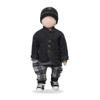 【1＋in the family】ALBERT anthracite パンツ 12m,18m,24m（Sub Image-3） | Coucoubebe/ククベベ