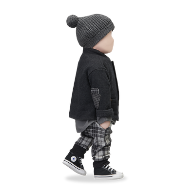 【1＋in the family】ALBERT anthracite パンツ 12m,18m,24m（Sub Image-4） | Coucoubebe/ククベベ