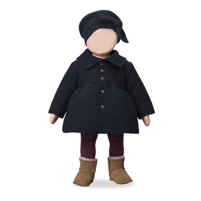 【1＋in the family】ANNE coat dark-blue コート 18m,24m,36m,48m（Sub Image-3） | Coucoubebe/ククベベ