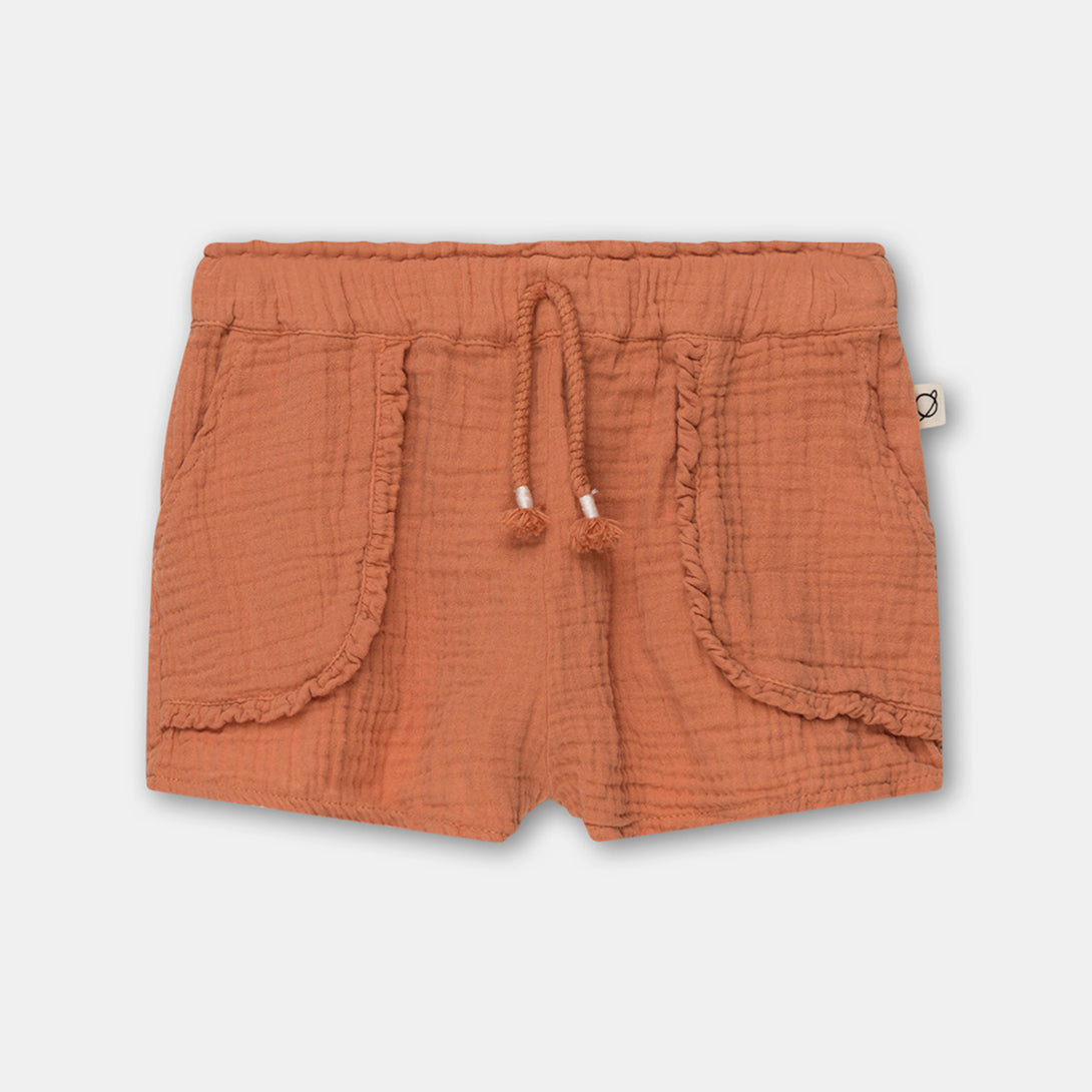 【my little cozmo】【40％off】Gauze skirt shorts organic gauze-ivory 　ガーゼショートパンツ　3Y,4Y,6Y,8Y  | Coucoubebe/ククベベ