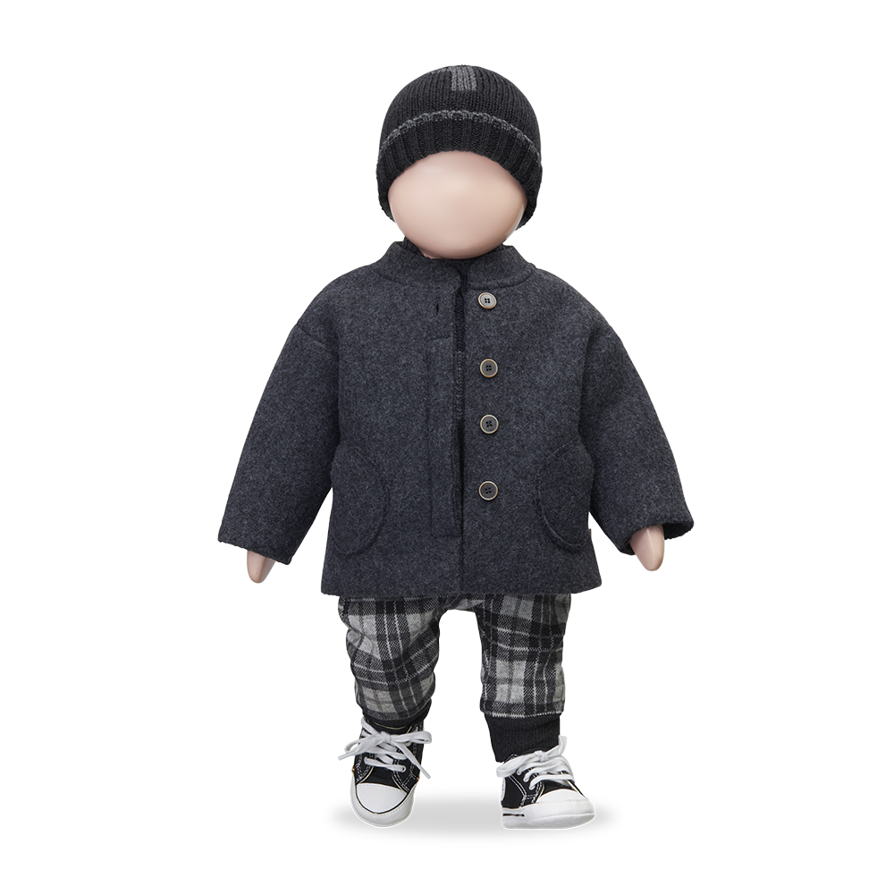 【1＋in the family】ASTRID anthracite ジャケット 18m,24m,36m  | Coucoubebe/ククベベ