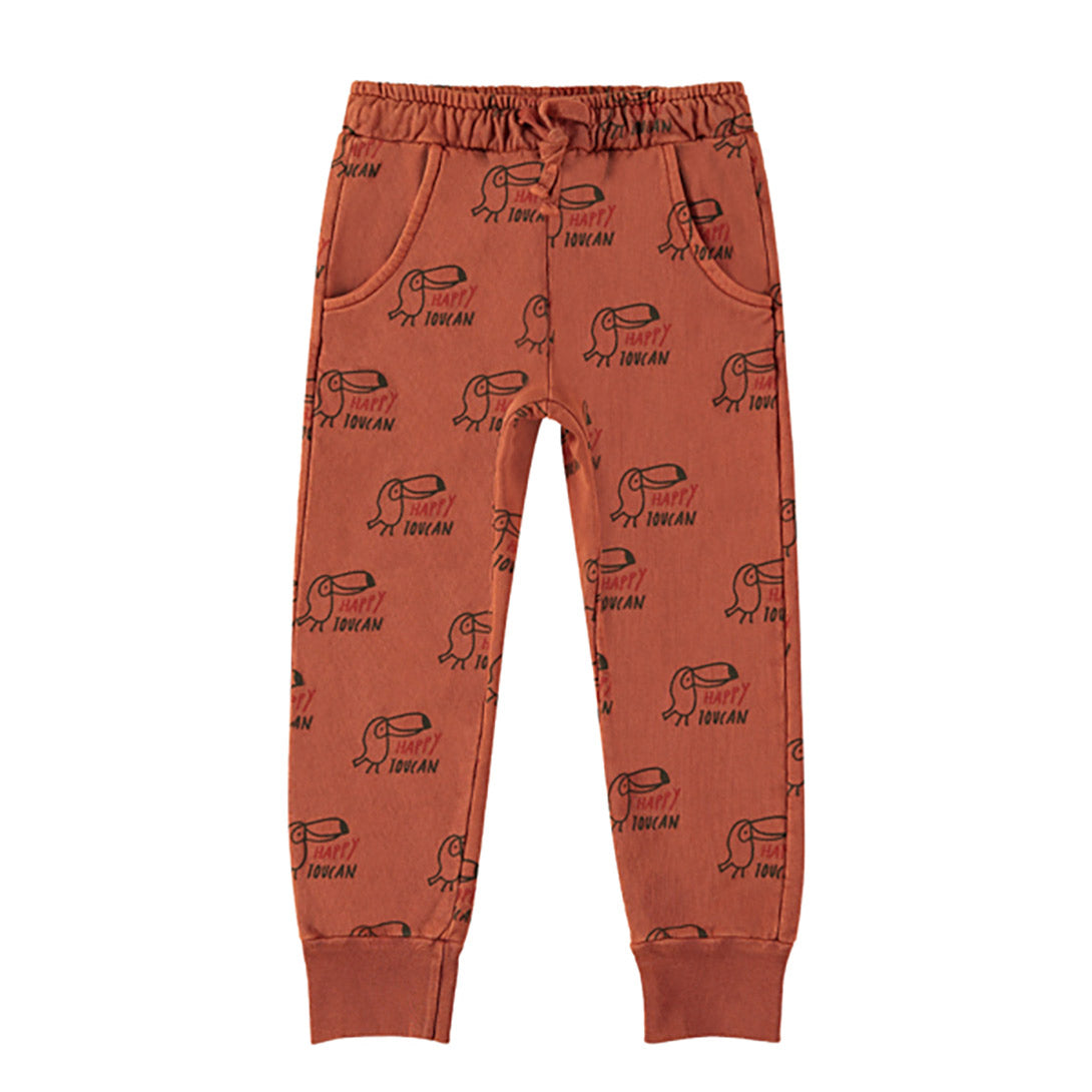 【bonmot organic】【40％off】Fleece trouser happy topucan ジョガーパンツ  | Coucoubebe/ククベベ