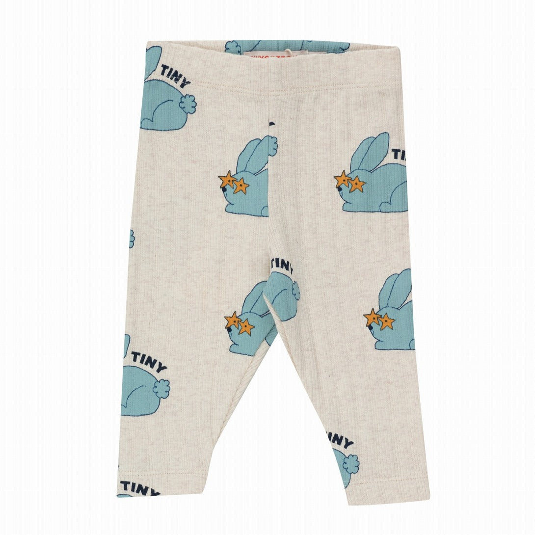 【tinycottons】RABBITS BABY PANT light cream heather パンツ 9m,12m,18m,24m  | Coucoubebe/ククベベ