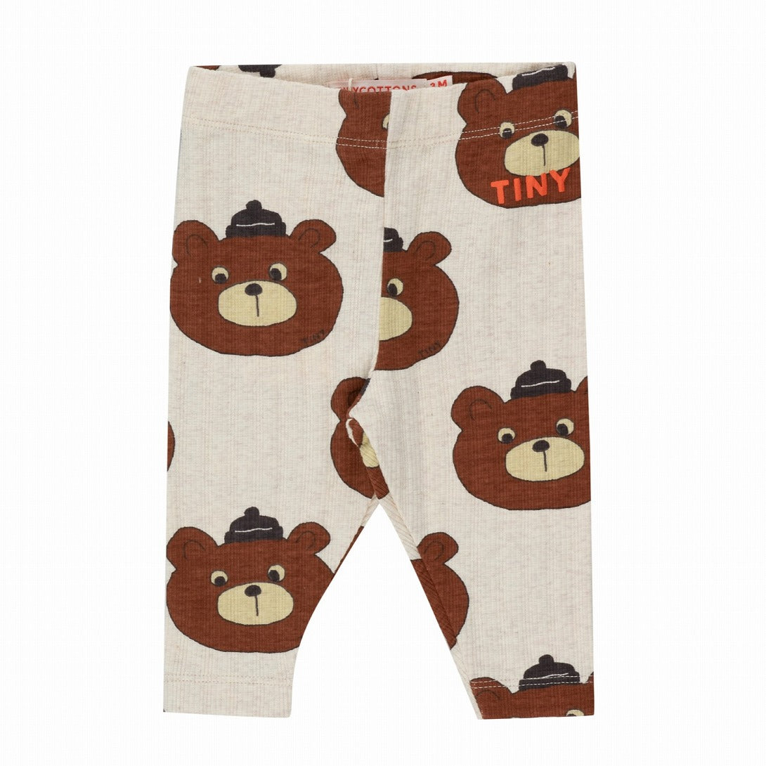 【tinycottons】BEARS BABY PANT light cream heather パンツ 6m,9m,12m,18m  | Coucoubebe/ククベベ