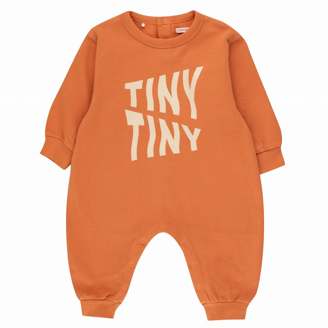 【tinycottons】WAVES TINY ONE-PIECE light rust ロンパース 6m,9m,12m  | Coucoubebe/ククベベ