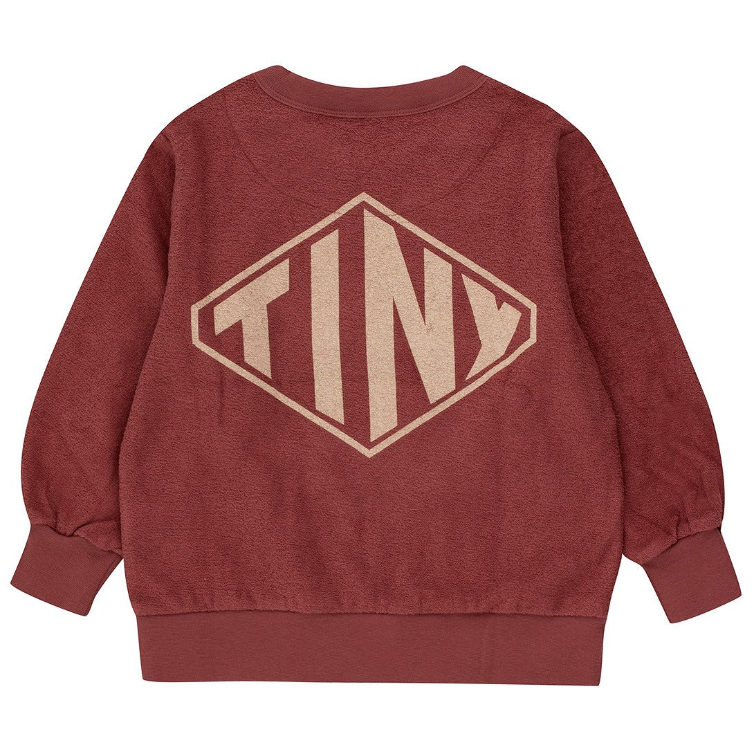 【tinycottons】DIAMOND TINY SWEATSHIRT burgundy スウェット 2y,4y,6y  | Coucoubebe/ククベベ