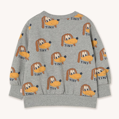 【tinycottons】DOGS SWEATSHIRT medium grey heather スウェット 2y,3y,4y（Sub Image-2） | Coucoubebe/ククベベ