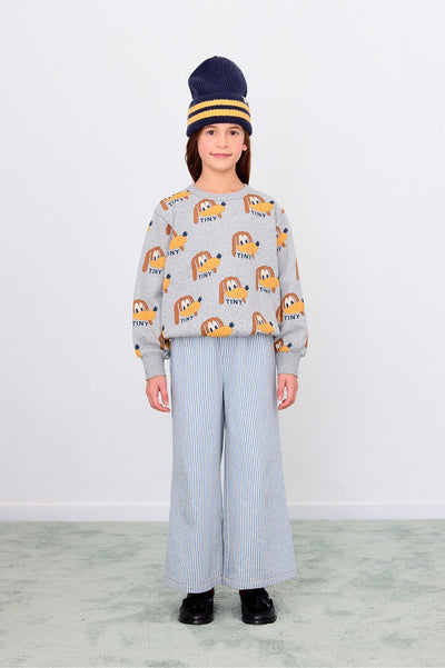 【tinycottons】DOGS SWEATSHIRT medium grey heather スウェット 2y,3y,4y（Sub Image-3） | Coucoubebe/ククベベ