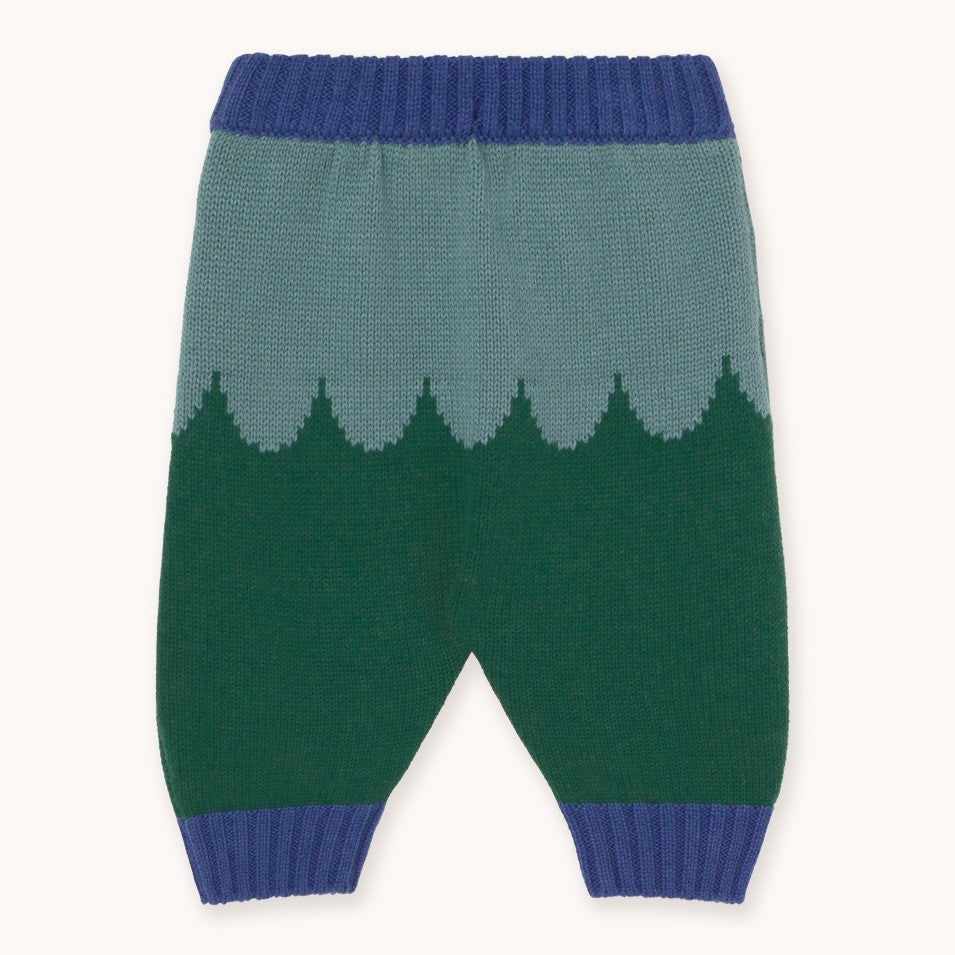 【tinycottons】HOUSES BABY PANT teal パンツ 12m,18m,24m  | Coucoubebe/ククベベ