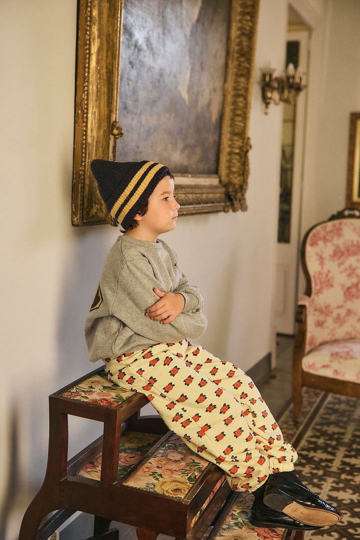 【tinycottons】DIAMOND TINY GRAPHIC SWEATSHIRT medium grey heather スウェット 2y,3y,4y,6y,10y  | Coucoubebe/ククベベ