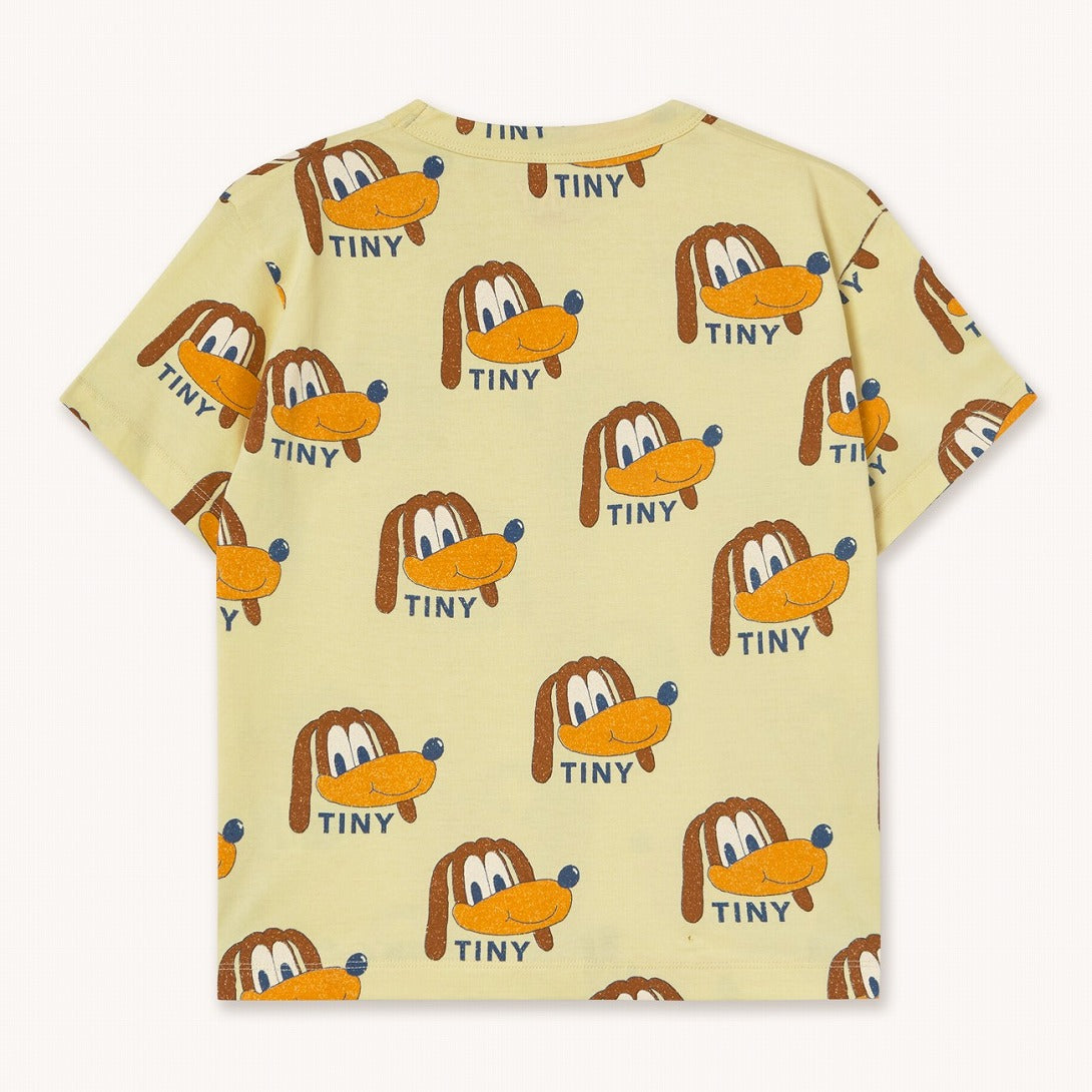 【tinycottons】DOGS TEE dusty yellow Tシャツ 2y,3y,4y  | Coucoubebe/ククベベ
