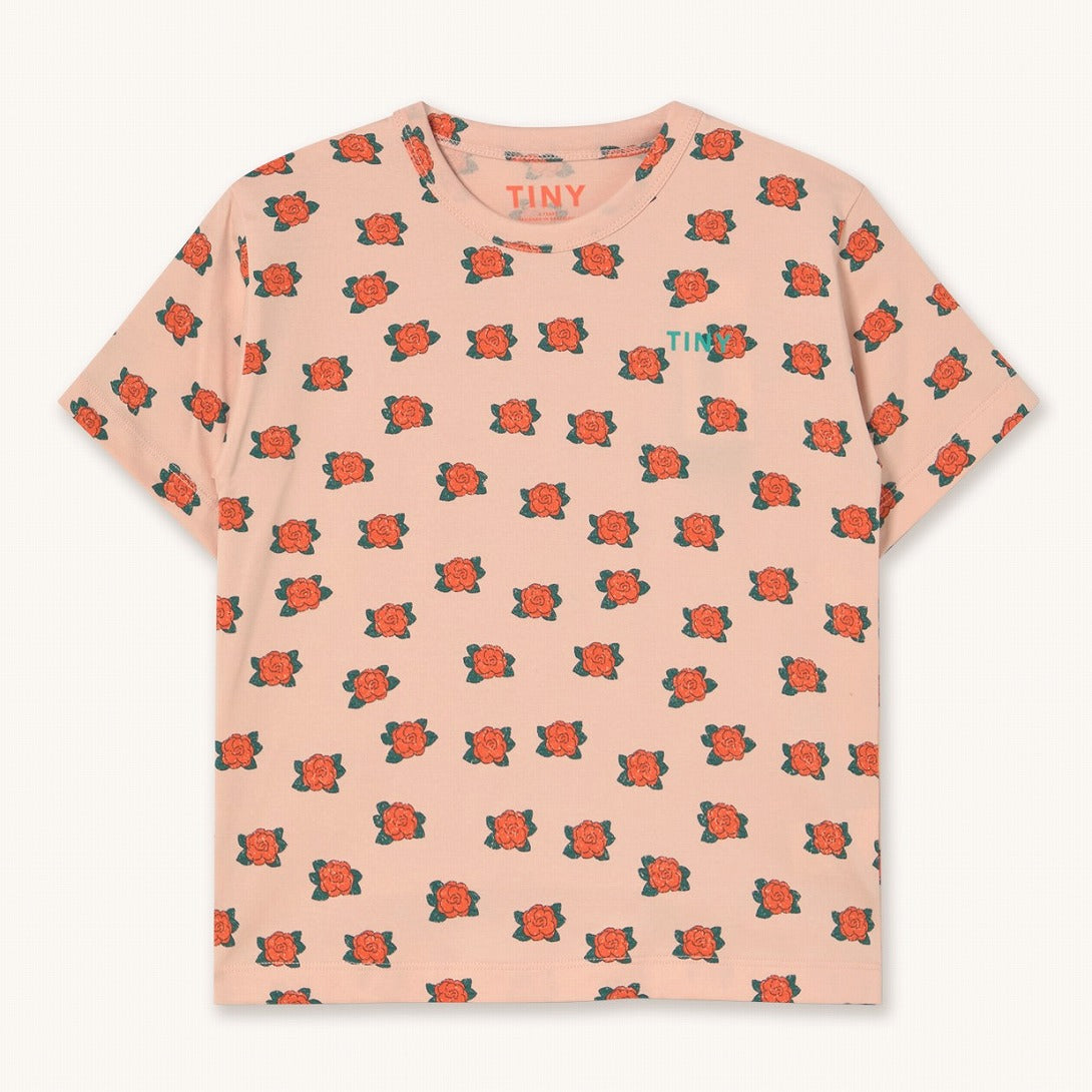 【tinycottons】CAMELIAS TEE wild rose Tシャツ 2y,3y,4y  | Coucoubebe/ククベベ