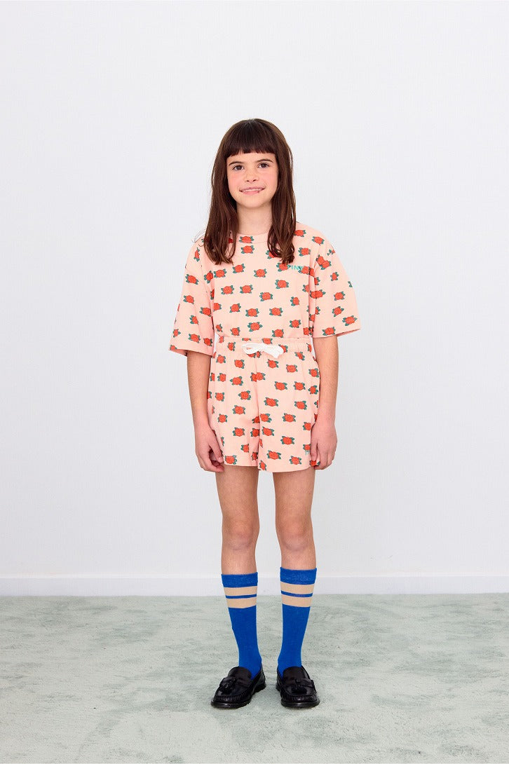 【tinycottons】CAMELIAS TEE wild rose Tシャツ 2y,3y,4y  | Coucoubebe/ククベベ