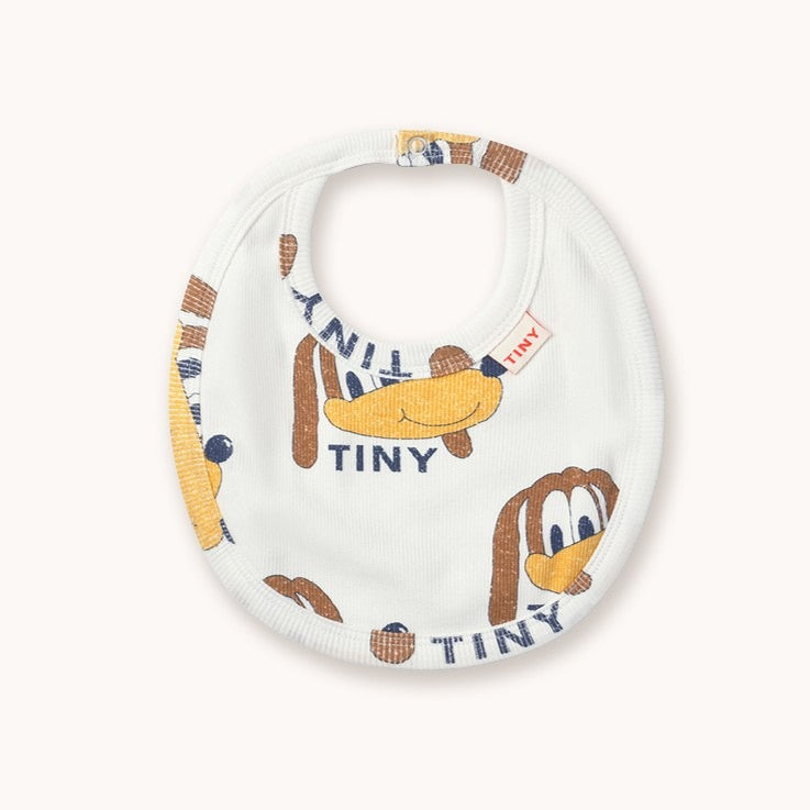 【tinycottons】DOGS RIB BIB off-white ビブ  | Coucoubebe/ククベベ
