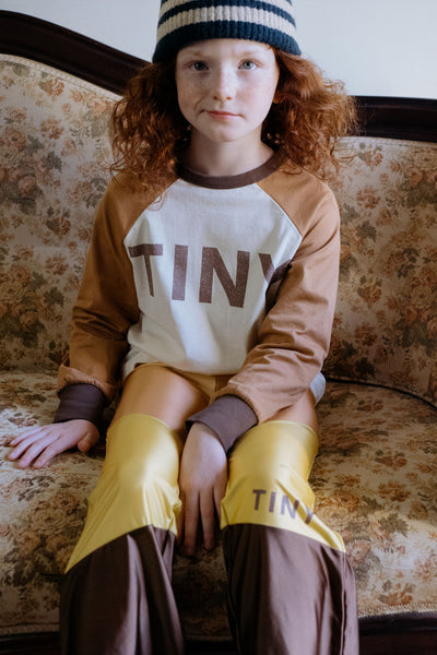 【tinycottons】TINY COLOR BLOCK RAGLAN SLEEVE TEE light cream Tシャツ 2y,3y,4y（Sub Image-3） | Coucoubebe/ククベベ