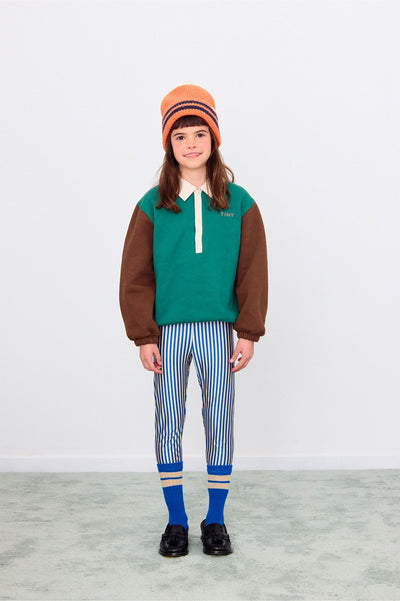 【tinycottons】STRIPES MEDIUM SOCKS dark blue 靴下 9-12y（Sub Image-5） | Coucoubebe/ククベベ