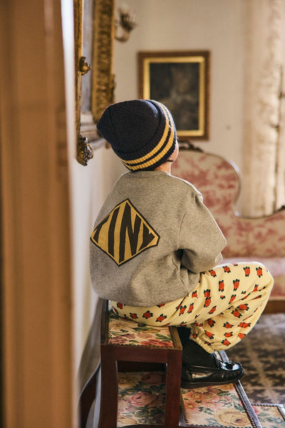 【tinycottons】DIAMOND TINY GRAPHIC SWEATSHIRT medium grey heather スウェット 2y,3y,4y,6y,10y（Sub Image-6） | Coucoubebe/ククベベ