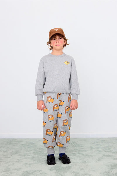 【tinycottons】DIAMOND TINY GRAPHIC SWEATSHIRT medium grey heather スウェット 2y,3y,4y,6y,10y（Sub Image-3） | Coucoubebe/ククベベ