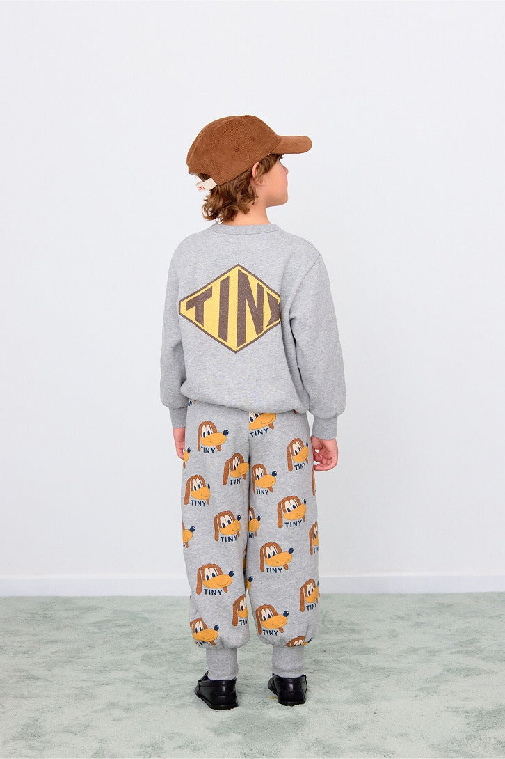 【tinycottons】DIAMOND TINY GRAPHIC SWEATSHIRT medium grey heather スウェット 2y,3y,4y,6y,10y  | Coucoubebe/ククベベ
