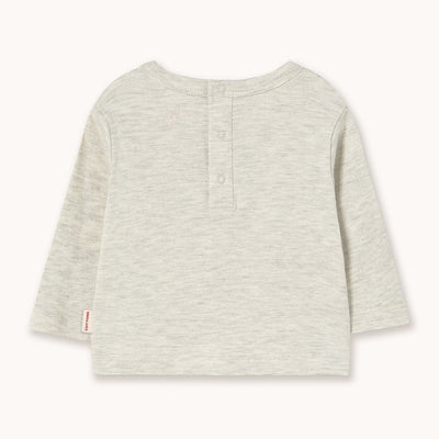 【tinycottons】PUPPY GRAPHIC BABY TEE light cream heather Tシャツ 12m,18m,24m（Sub Image-2） | Coucoubebe/ククベベ