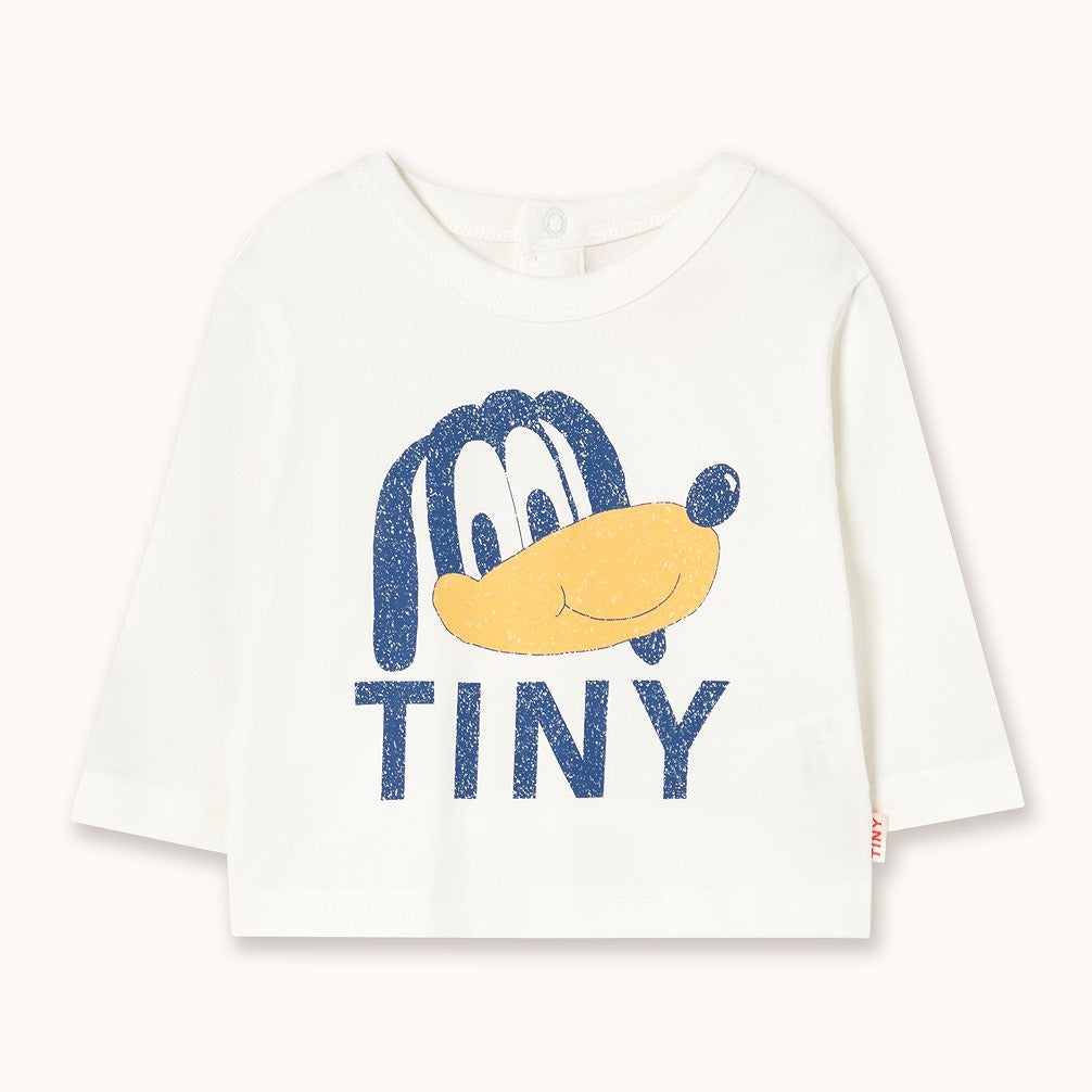 【tinycottons】TINY DOG GRAPHIC BABY TEE off-white Tシャツ 12m,18m,24m  | Coucoubebe/ククベベ
