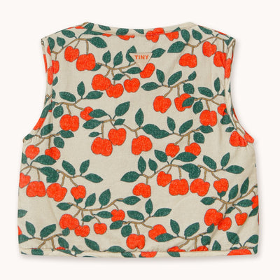 【tinycottons】TINY APPLES VEST dark vanilla ベスト 2y,3y,4y（Sub Image-2） | Coucoubebe/ククベベ