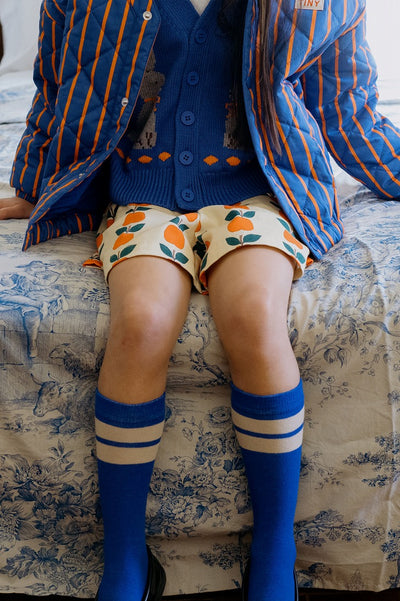 【tinycottons】STRIPES MEDIUM SOCKS dark blue 靴下 9-12y（Sub Image-8） | Coucoubebe/ククベベ