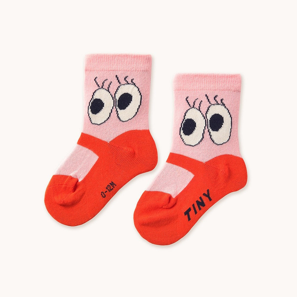 【tinycottons】WALK MEDIUM SOCKS pink 靴下 12-24m,2-4y,5-8y  | Coucoubebe/ククベベ