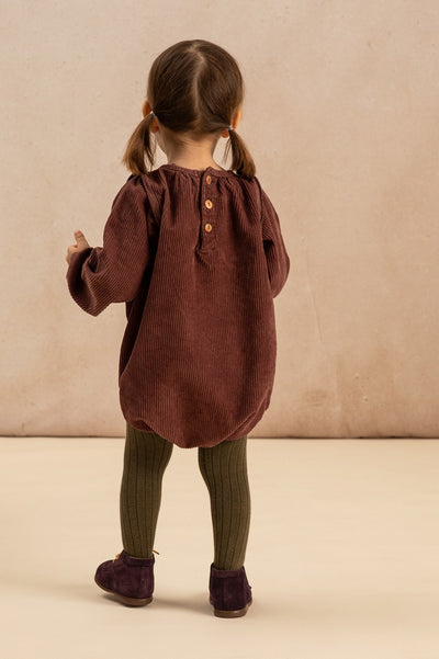 【STUDIO BOHEME】ESMÉE ROMPER PLUM ロンパース 6m,12m,18m（Sub Image-3） | Coucoubebe/ククベベ