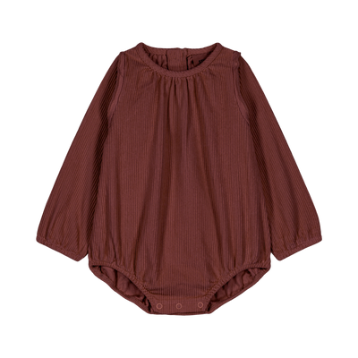 【STUDIO BOHEME】ESMÉE ROMPER PLUM ロンパース 6m,12m,18m（Sub Image-1） | Coucoubebe/ククベベ