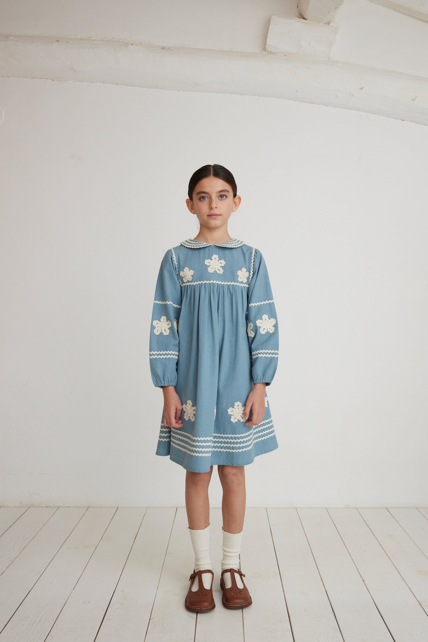 【Bebe Organic】Inga Dress Zigzag Dream ワンピース 2Y,3Y,4Y  | Coucoubebe/ククベベ