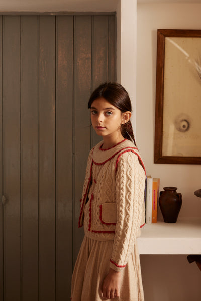 【Bebe Organic】Sienna Sweater Natural Knit セーター 2Y,4Y（Sub Image-9） | Coucoubebe/ククベベ