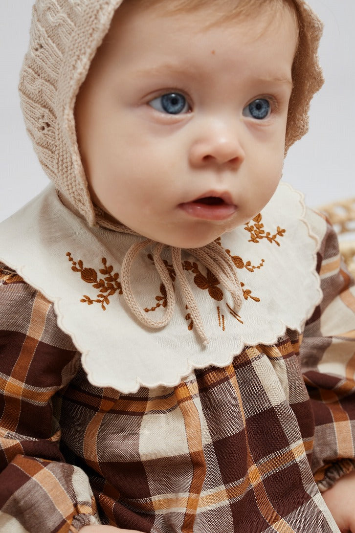 【Bebe Organic】【40%OFF】Loulou Bonnet Natural 帽子 3-6m,9-12m,18-24m  | Coucoubebe/ククベベ