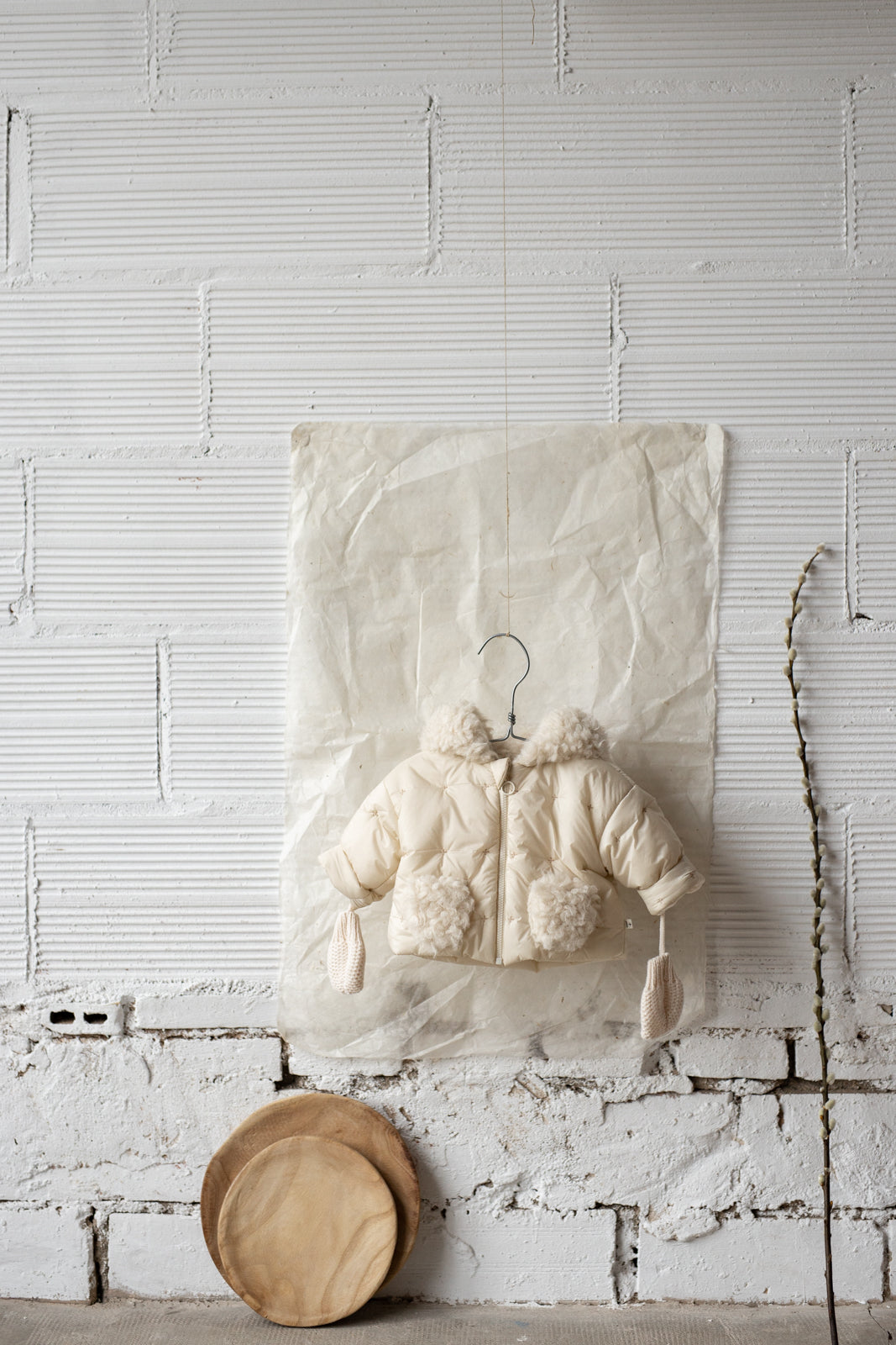 【1＋in the family】BENJAMIN padded jacket ecru ジャケット 18m,24m  | Coucoubebe/ククベベ