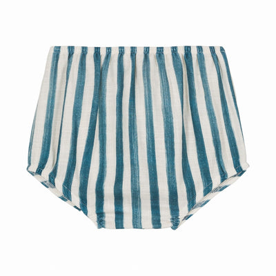 【STUDIO BOHEME】BLOOMERS AMI STRIPES GREEK BLUE ブルマ 6m,12m,18m,24m（Sub Image-1） | Coucoubebe/ククベベ