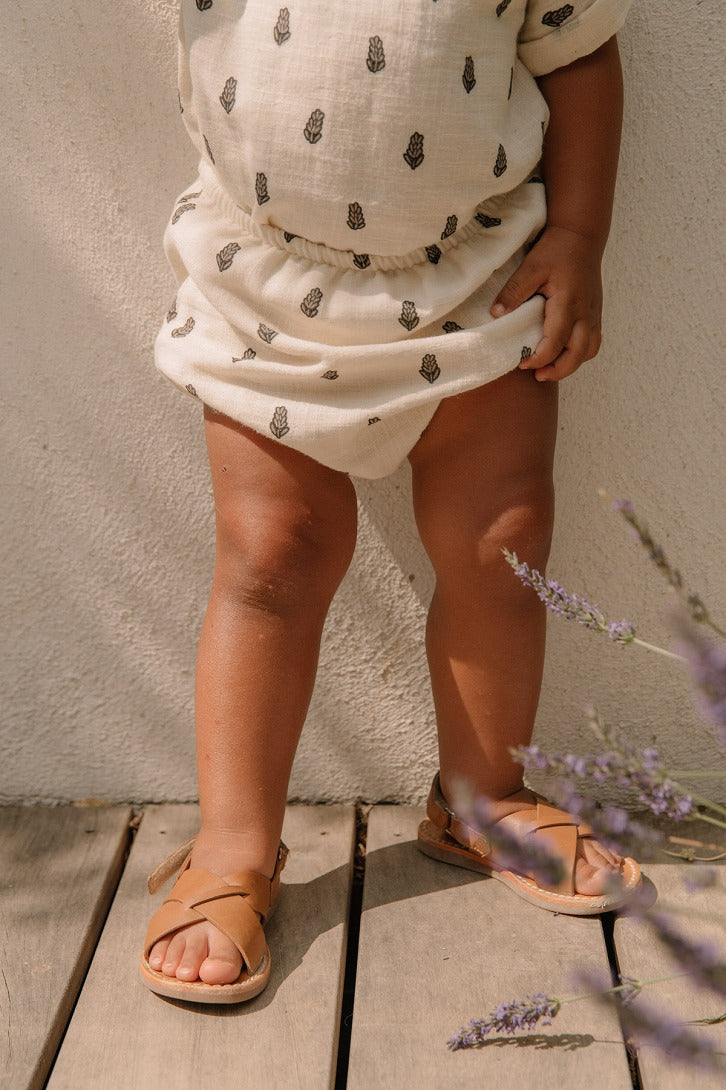 【STUDIO BOHEME】BLOOMERS AMI OFF WHITE/LAVENDER ブルマ 12m,18m  | Coucoubebe/ククベベ