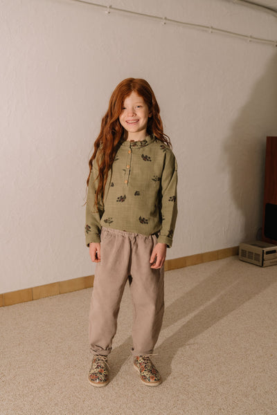 【STUDIO BOHEME】【9月上旬発送】CARROT PANTS LIGHT MAUVE パンツ 12m,18m,24m,36m,4y（Sub Image-13） | Coucoubebe/ククベベ