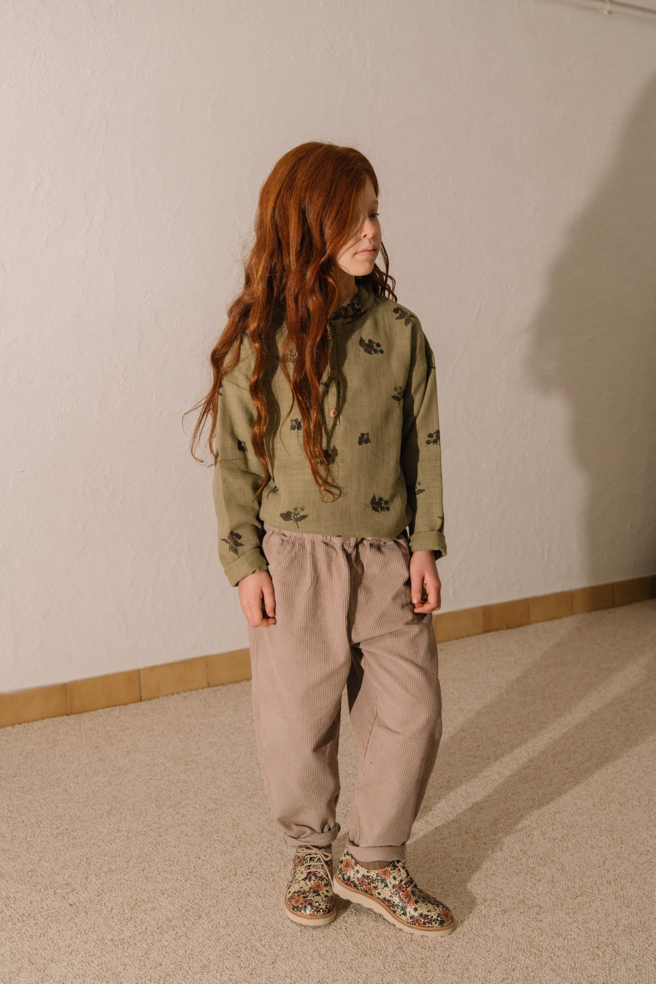 【STUDIO BOHEME】【9月上旬発送】CARROT PANTS LIGHT MAUVE パンツ 12m,18m,24m,36m,4y  | Coucoubebe/ククベベ
