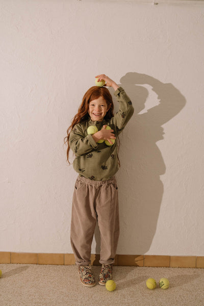 【STUDIO BOHEME】【9月上旬発送】CARROT PANTS LIGHT MAUVE パンツ 12m,18m,24m,36m,4y（Sub Image-14） | Coucoubebe/ククベベ
