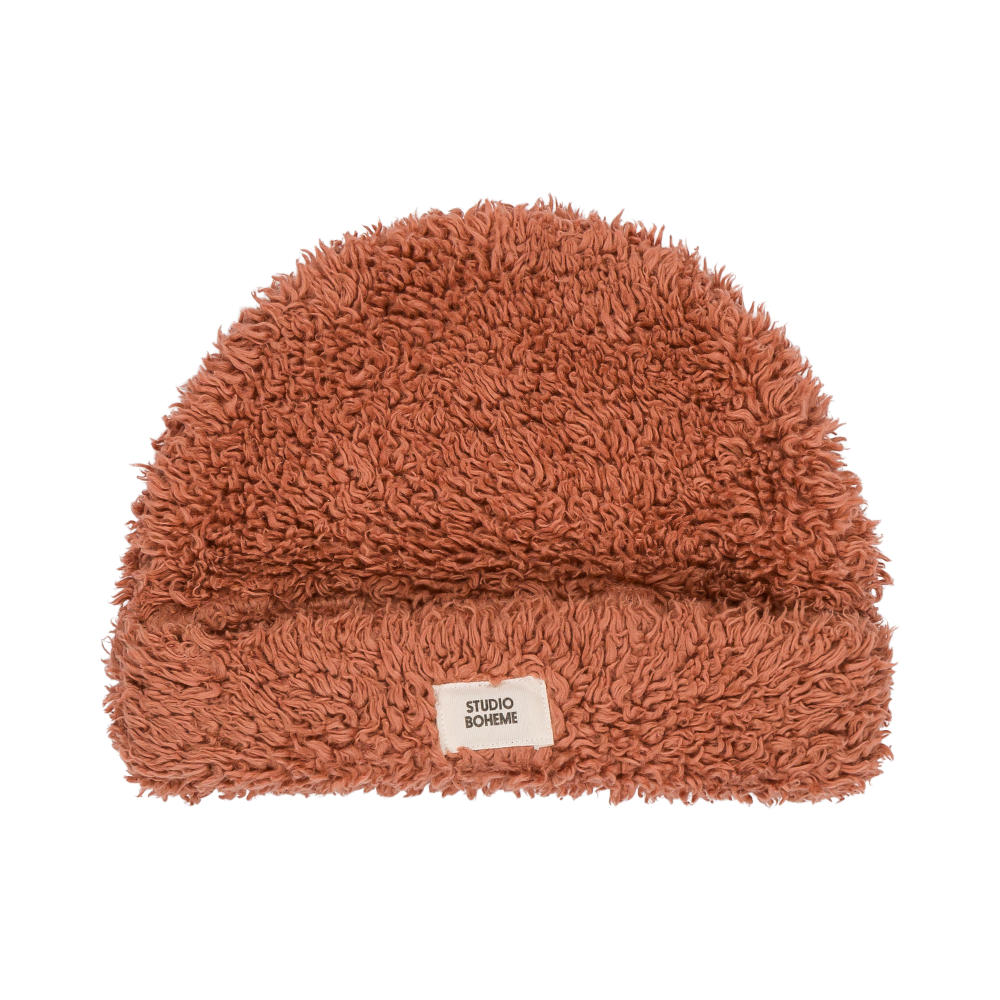 【STUDIO BOHEME】MOUTON BEANIE OLD PINK ニット帽 1-2Y,3-5Y  | Coucoubebe/ククベベ